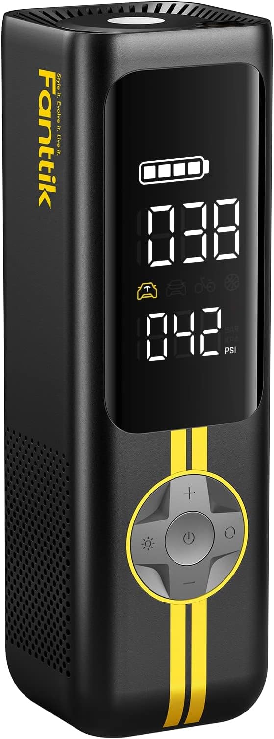 Fanttik X8 APEX EV Tire Inflator Portable Air Pump, 2X Faster Inflation by FANTTIK%C2%AE