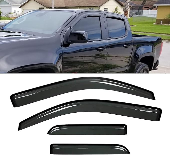 Side Window Wind Deflector, Window Visor fit - Image 2