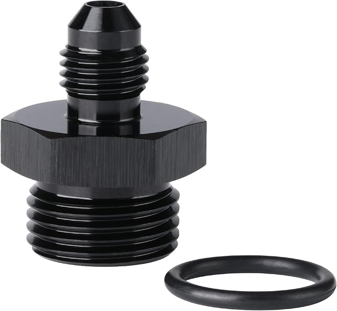 4AN Male Flare to 8AN ORB O-ring Boss Fuel Pump Rail Adapter Fitting Aluminum by Podavelle