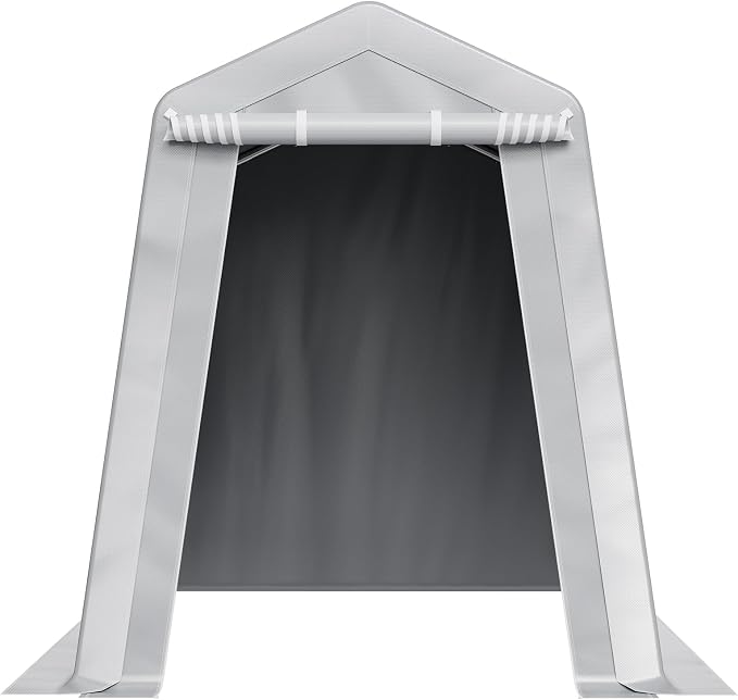VEVOR 6x8x7 FT Portable Outdoor Storage Shed, Heavy-Duty Waterproof Shelter - Image 10