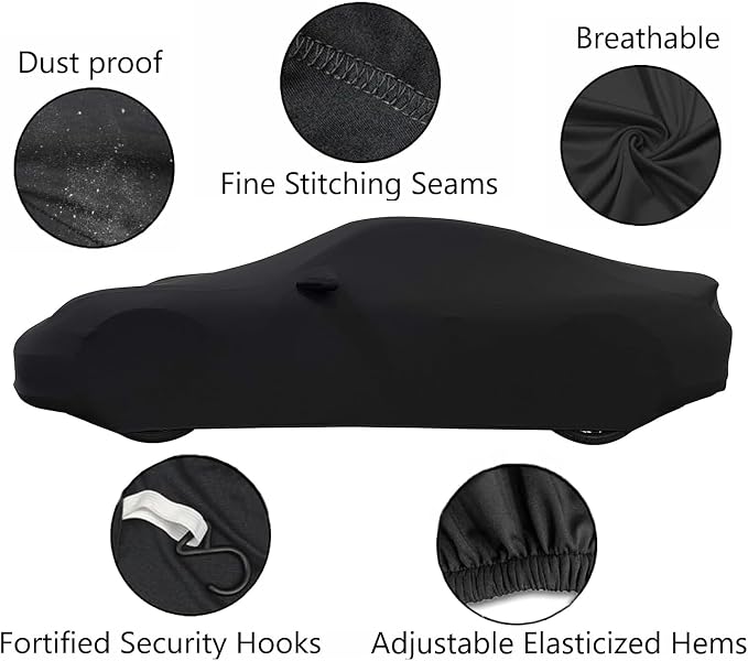 Fit Full Car Cover Dust-Proof Protection Compatible - Image 2