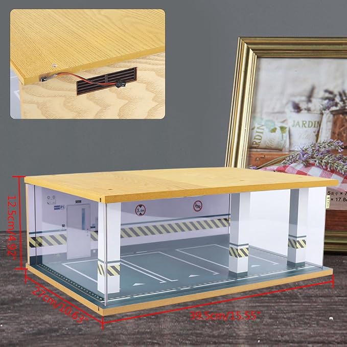 1/24 Parking Garage Model Car Garage Display Case - Image 3
