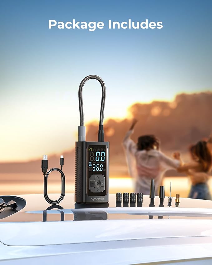 Syncwire Tire Inflator Portable Air Compressor - Image 8