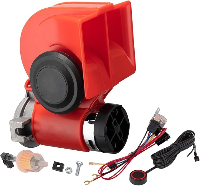Train Horns kit for trucks, Air Horn for Motorcycle, Train Sound Car Horn Kit by AOLIHAN