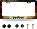 German Flag License Plate Frame Vintage Germany License Plate Stainless Steel by GORSNKYE