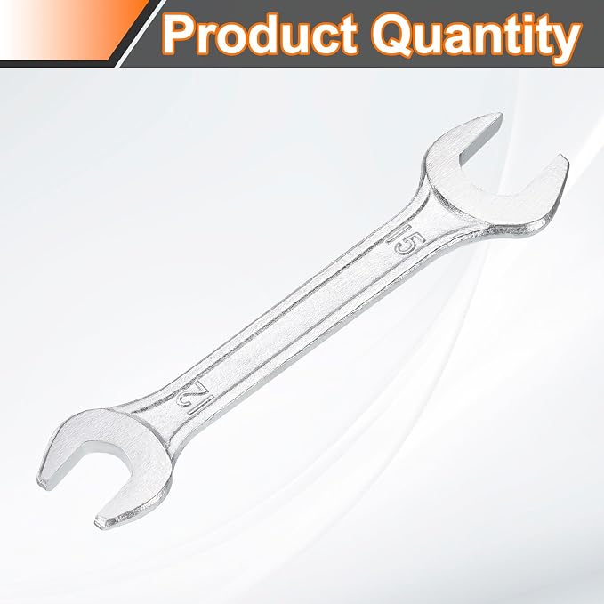 HARFINGTON Double Open End Wrench 12mm x 15mm Metric 15 Degree Offset Angle - Image 3