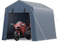 6x8 FT Outdoor Storage Shed, Portable Carport by GarveeLife
