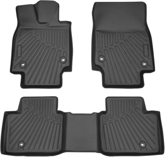 Powerty Floor Mats for 2023 2024 2025 Toyota Crown Accessories All Weather by Powerty