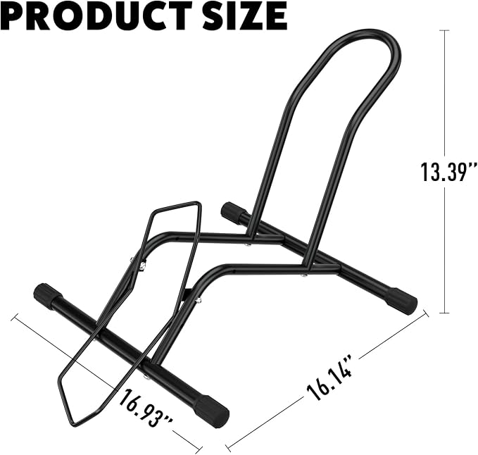 UNITEDPOWER Bike Floor Stand, Adjustable Freestanding Bicycle Storage Parking - Image 5