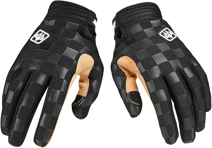 Dirt Bike Motorcycle Gloves for Men Women Finger Touchscreen Motorbike Gloves by QUENLOOP