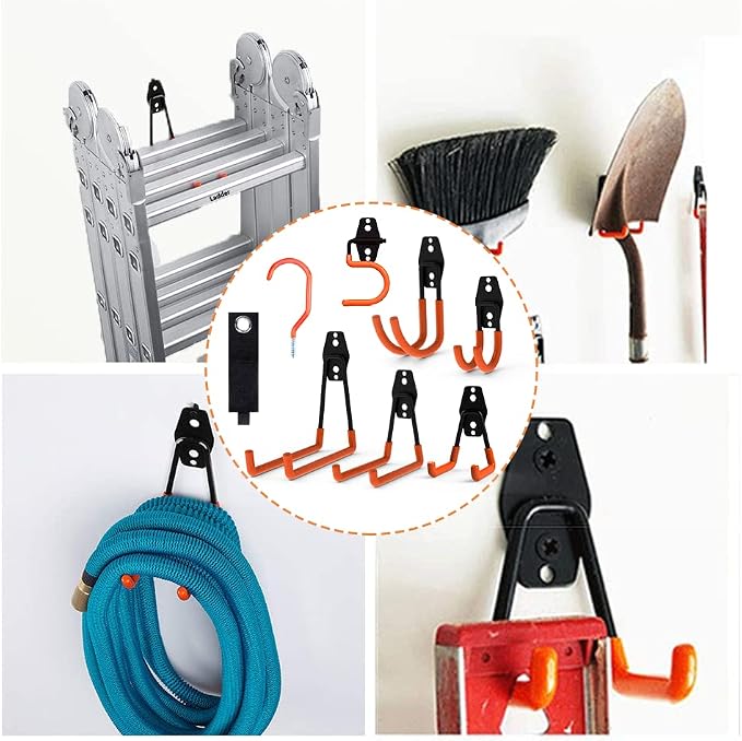 Intpro Garage Hooks 22 Pack Heavy Duty Garage Storage Hooks Steel Tool Hangers - Image 7