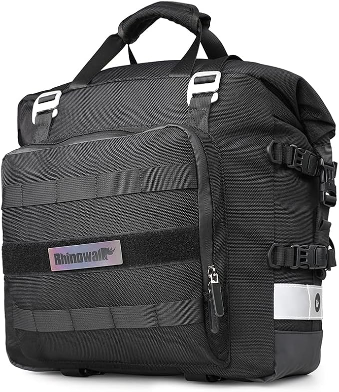 Rhinowalk Motorcycle Saddlebag Waterproof Motor Luggage Pack Quick Release - Image 6