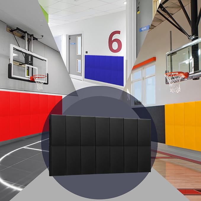 PROGOAL 60"/72" High Gym Wall Padding 2"/4" Thick Foam Basketball Court Wall - Image 6
