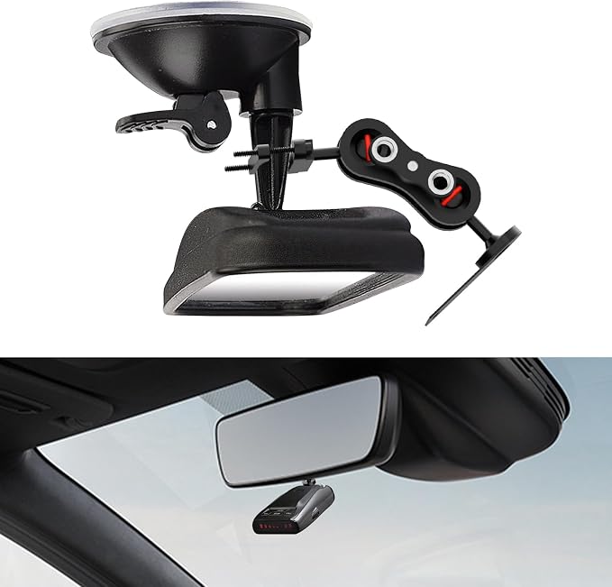 Radar Detector Mount, Aluminum Rearview Mirror Rod Radar Bracket, Suitable - Image 2