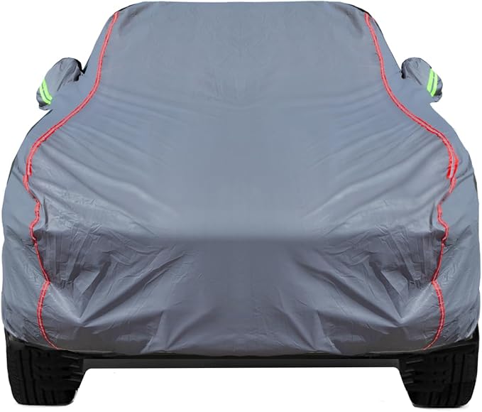 Breathable New Material, Waterproof Car Cover, Locks and Zipper Doors, by QUYDDC