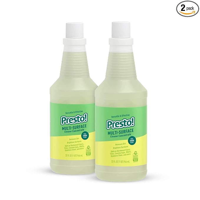 Amazon Brand - Presto! Multi-Surface Cleaner Concentrate, 2X Concentrated by Presto