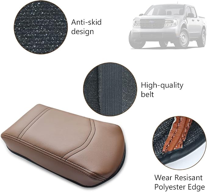 Muslogy Center Console Armrest Cover Compatible - Image 4