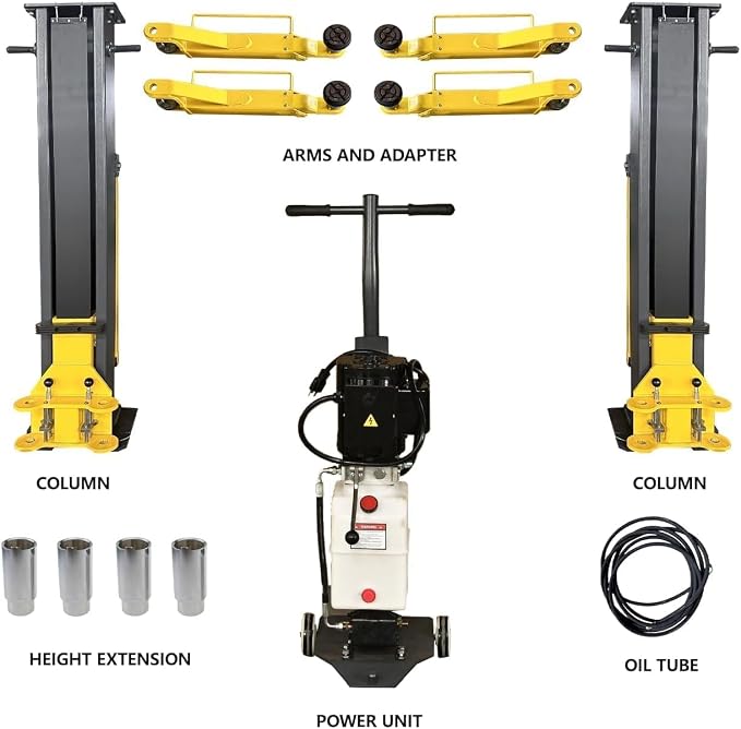 2 Post Lift 7000lbs Car Lift Two Post Car Lift Automotive Lift - Image 4