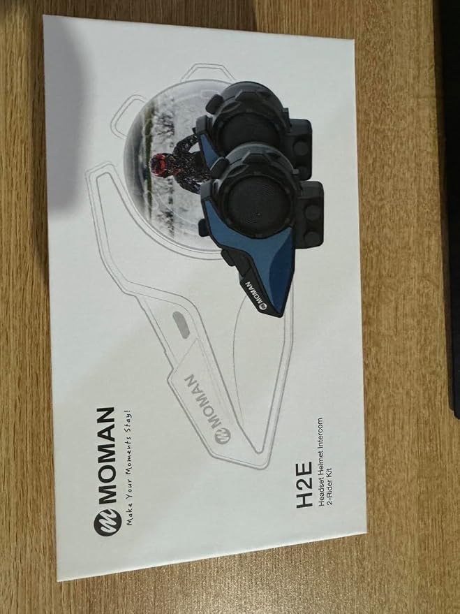 Motorcycle Intercom Headset, Moman H2E Eagle-Like Communication System - Image 10