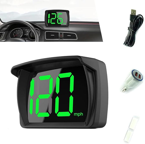 1 PC Speedometer HUD for Cars Trucks Motorcycles USB Plug & Play Digital MPH by Unknown