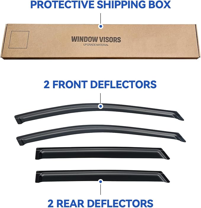Window Visors Rain Guards Shield - Image 5