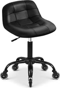Rolling Stool with Wheels, Garage Shop Stool with Backrest, Roller Seat with by FreekyFit