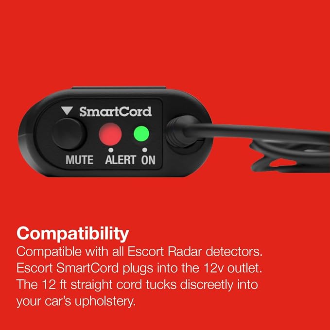 Escort Official Radar Detector SmartCord Straight Wire - Image 4