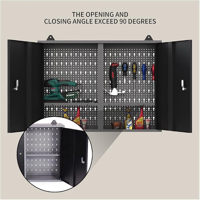 JZD Steel Garage Wall Mounted Tool Cabinet - Image 4