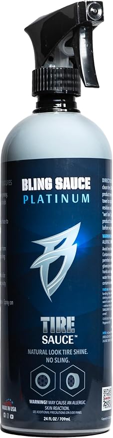 Platinum Tire Sauce, Natural Look Tire Shine by BlingSauce