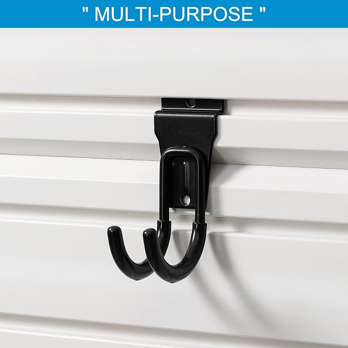 12Pack Slatwall Hooks Heavy Duty Slatwall Accessories Garage Small J Slatwall - Image 3