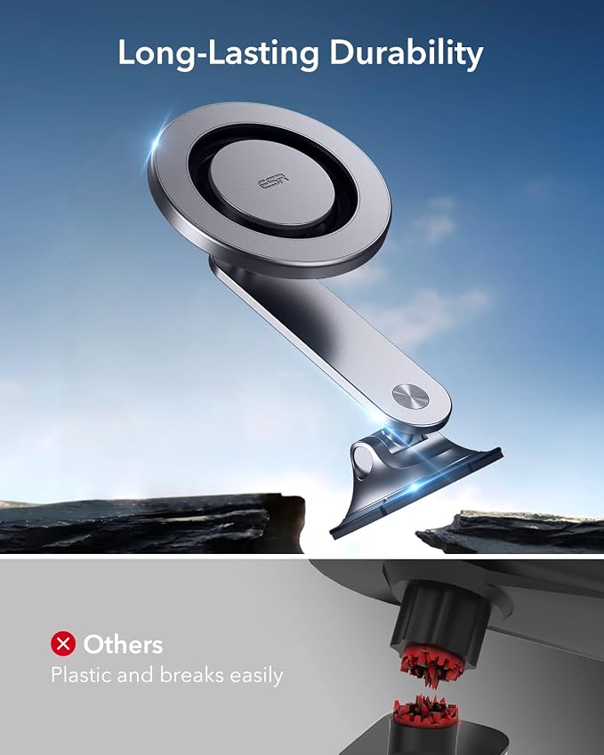 ESR for MagSafe Car Mount, Dashboard Magnetic Phone Holder for Car, 360° - Image 6