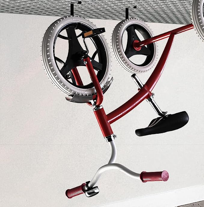 Bike Hooks for Garage Ceiling Mount Rack – Heavy Duty 4X8 Overhead Garage - Image 7