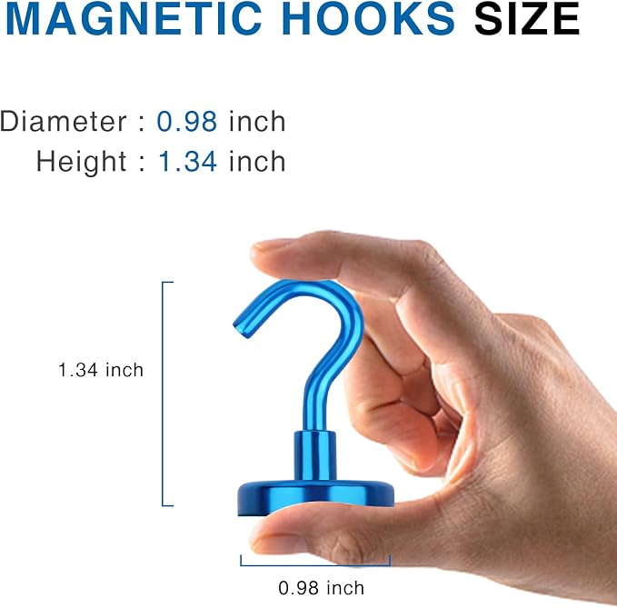 LOVIMAG Cruise Ship Essentials, 80Lb Magnetic Hooks - Image 3