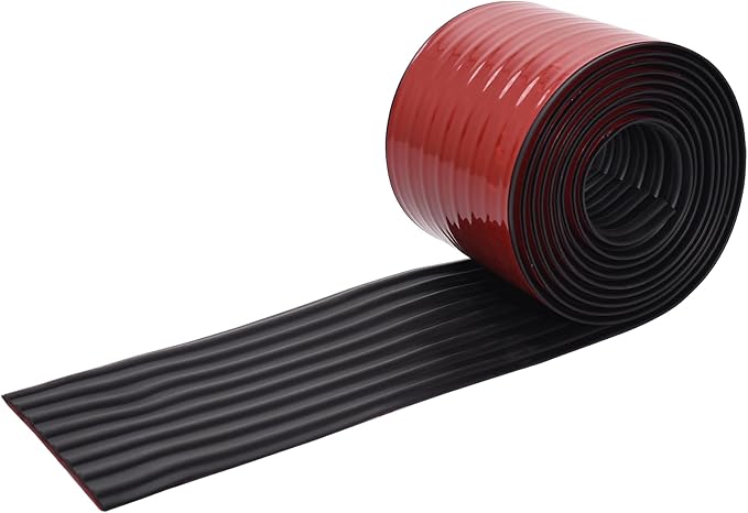 RUBBER BOND Garage Wall Protectors - 4in x 10ft Strong Self-Adhesive Rubber by RUBBER+BOND