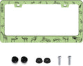 Personalized License Plate Frame Animals Stainless Steel Accessory Wolf Deer by Invincibleframe