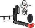 Bike Wall Mount Rack Adjustable & Foldable Garage Bike Rack by AUMENTAR