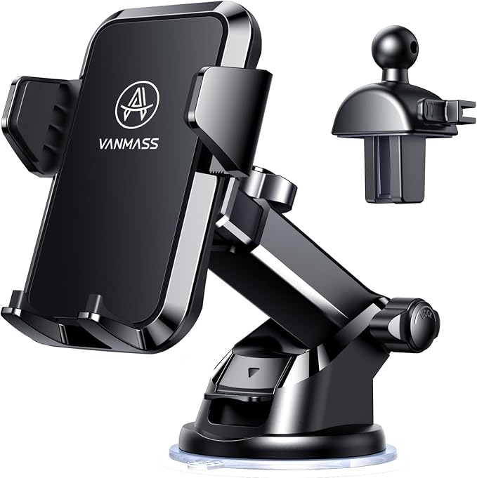 Car Phone Holder VANMASS【2025 Ultimate Military-Grade Upgraded】Suction Cell by VANMASS