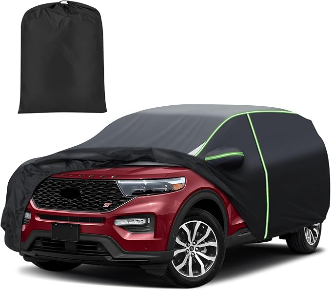 Mixsuper Liner Car Cover for Ford Explorer 1995-2026, 7 Layers Full Car Cover by Mixsuper+Liner