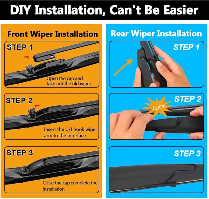 AUTOBOO 22"+20" Windshield Wipers - Image 7