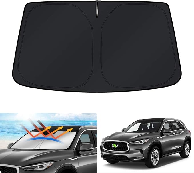 KUST Windshield Sun Shade for 2019-2021 Infiniti QX50 & 2021-2025 2026 QX55 by KUST