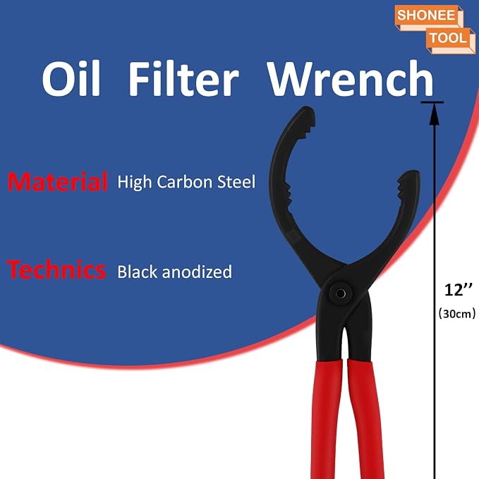 Oil Filter Wrench, Automotive Oil Filter Removal Tool - Image 7