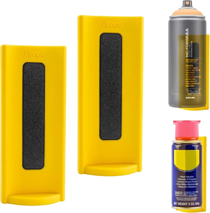 2 Pcs Magnetic Aerosol Spray Can Holder, Strong Magnets Hold Can, Spray Can by Bpopo