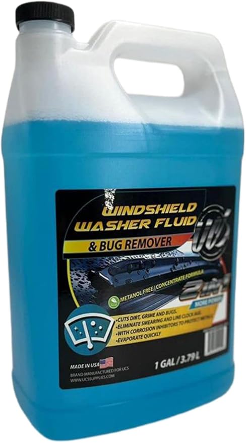 UCS 10015 2-In-1 Car Windshield Washer Fluid & Bug Remover 1 Gallon Ready to - Image 7