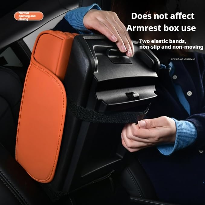 Center Console Cover Organizer, 5-In-1 Arm Rest Cover - Image 6