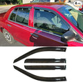 94228 Sunproof Waterproof Side Window Wind Deflector, Rain Guards Visor fit by Puermto