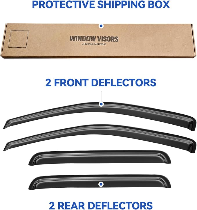 Window Visors Rain Guards Shield - Image 5