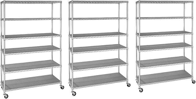 Organize in Style with The Members Mark 6-Tier NSF Heavy Duty Wire Shelving by Unknown
