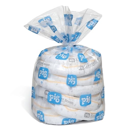 PIG Oil Boom - Oil-Only Absorbent Boom - 4 Pack - 3" x 20' Boom - Absorbs up to - Image 2