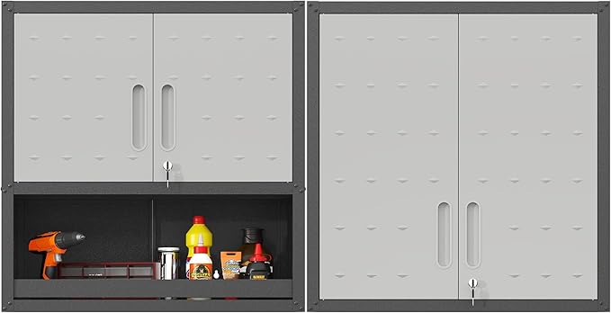 Metal Tool Cabinet, Garage Storage Cabinet System, Wall Cabinet & Locking by VIYET