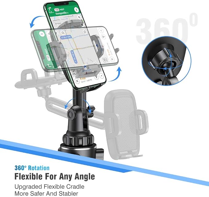 Miracase Cup Holder Phone Mount - Image 5